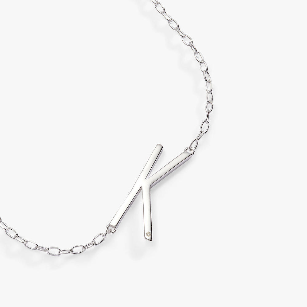 Precious Elongated Initial Necklace K 14kt Gold Over .925 Sterling Silver | Alex and Ani