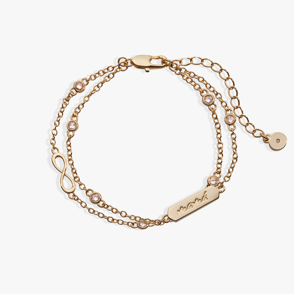 Mexico - Mama Infinity Adjustable Bracelet Silver | Alex and Ani