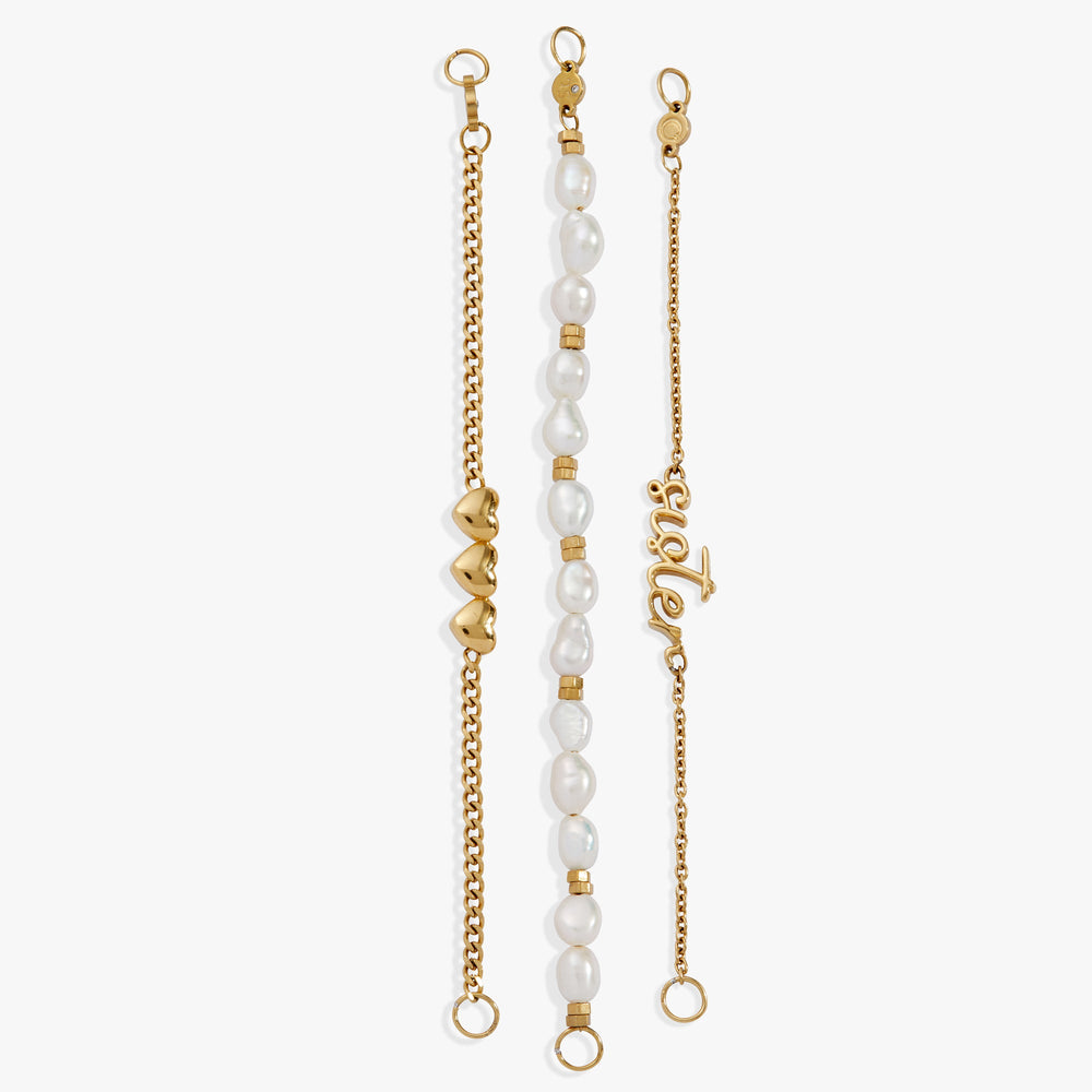 “Home is where the heart is” Sister Stranded Bracelet Stainless Steel Gold | Alex and Ani