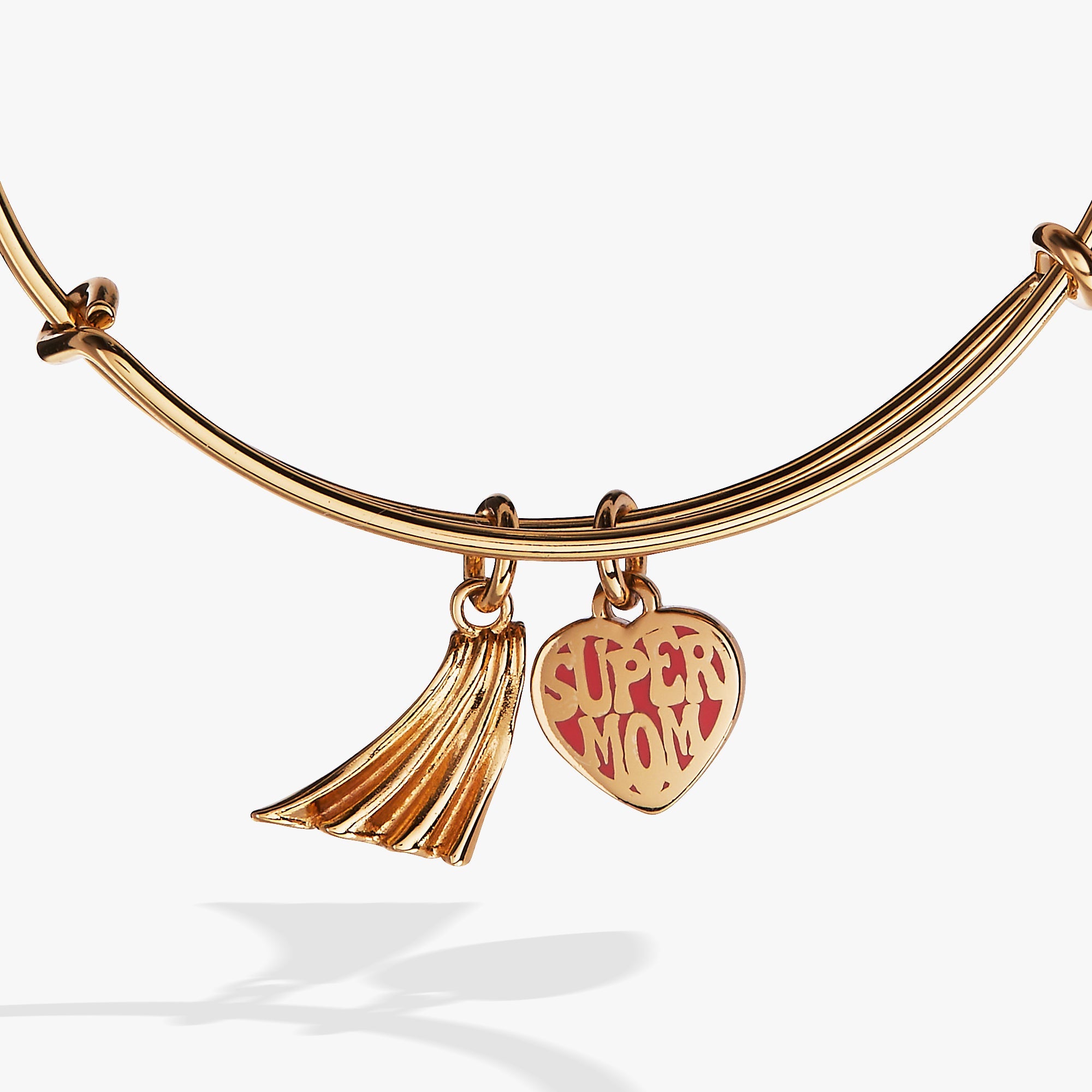 “Super Mom” Duo-Charm Bangle Gold | Alex and Ani