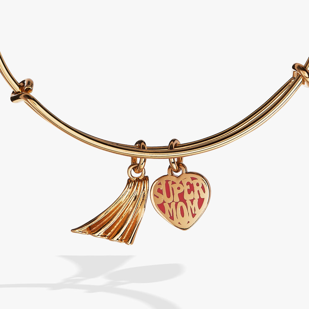 “Super Mom” Duo-Charm Bangle Gold | Alex and Ani
