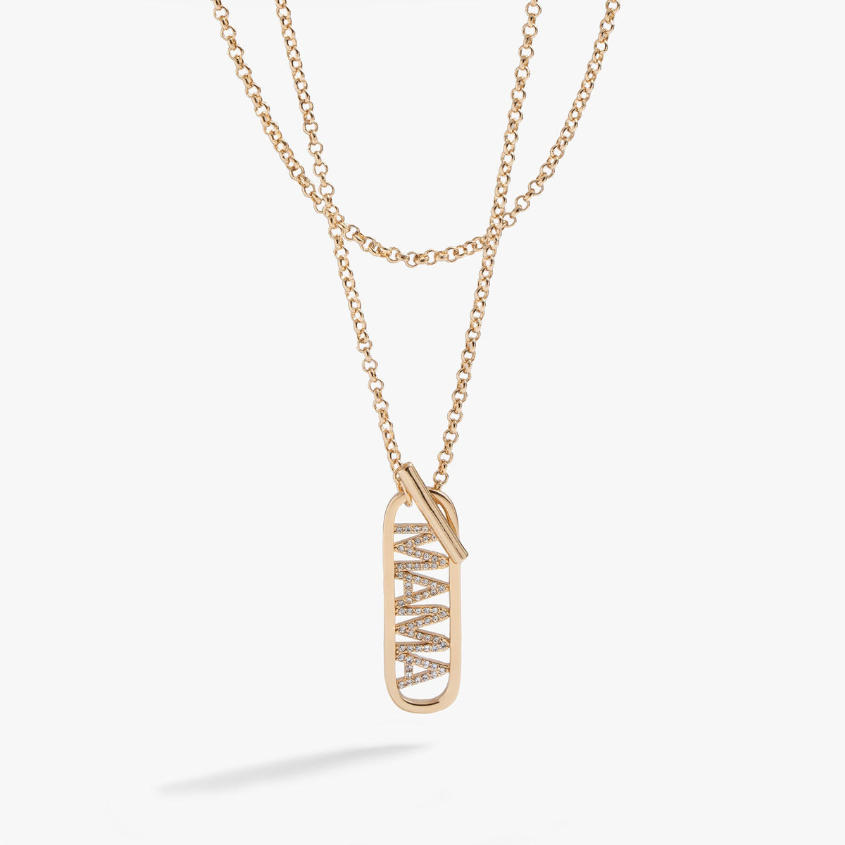 Mama Toggle Pendant Necklace Gold | Alex and Ani