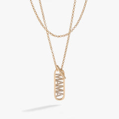 Mama Toggle Pendant Necklace Gold | Alex and Ani