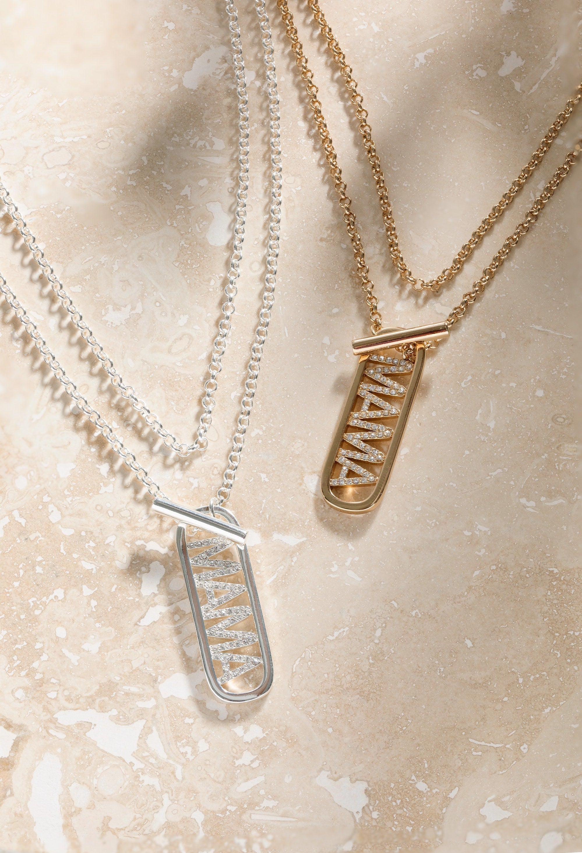 Mama Toggle Pendant Necklace Gold | Alex and Ani