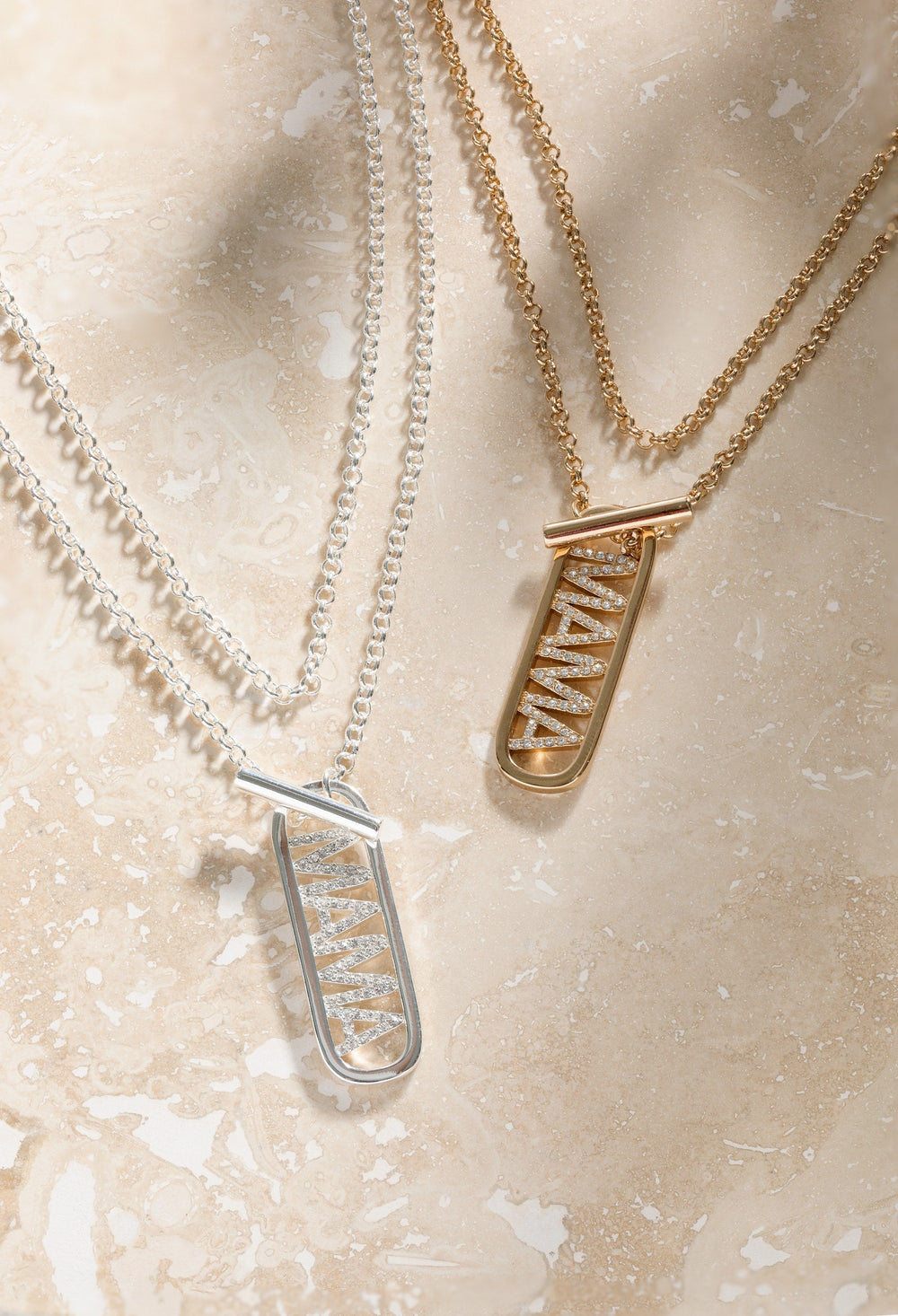 Mama Toggle Pendant Necklace Gold | Alex and Ani