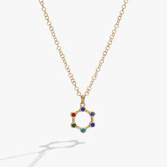 Sister Acrostic Interchangeable Necklace Stainless Steel Gold | Alex and Ani
