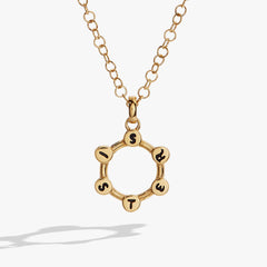 Sister Acrostic Interchangeable Necklace Stainless Steel Gold | Alex and Ani