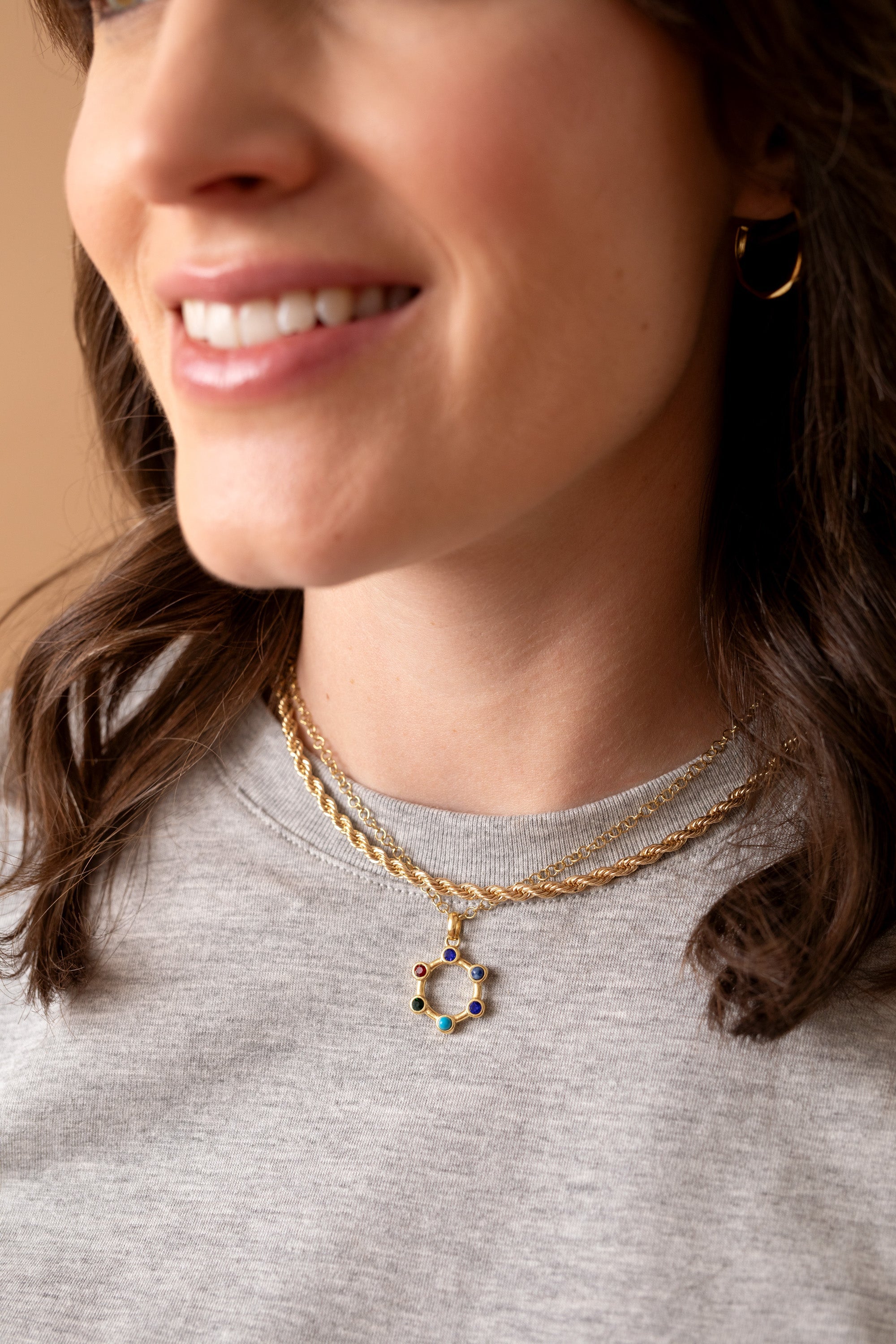 Sister Acrostic Interchangeable Necklace Stainless Steel Gold | Alex and Ani
