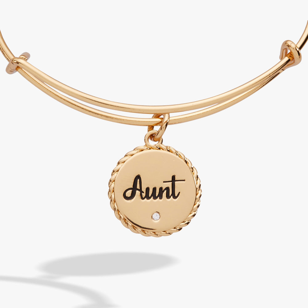 Aunt Charm Bangle Gold | Alex and Ani