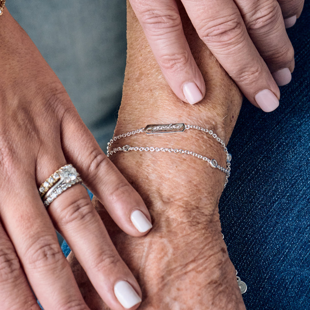 Grandma' Infinity Chain Bracelet, Adjustable Silver | Alex and Ani