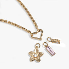 Interchangeable Girl Mom Necklace Stainless Steel Gold | Alex and Ani