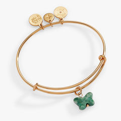 Carved Butterfly Bangle Gold | Alex and Ani