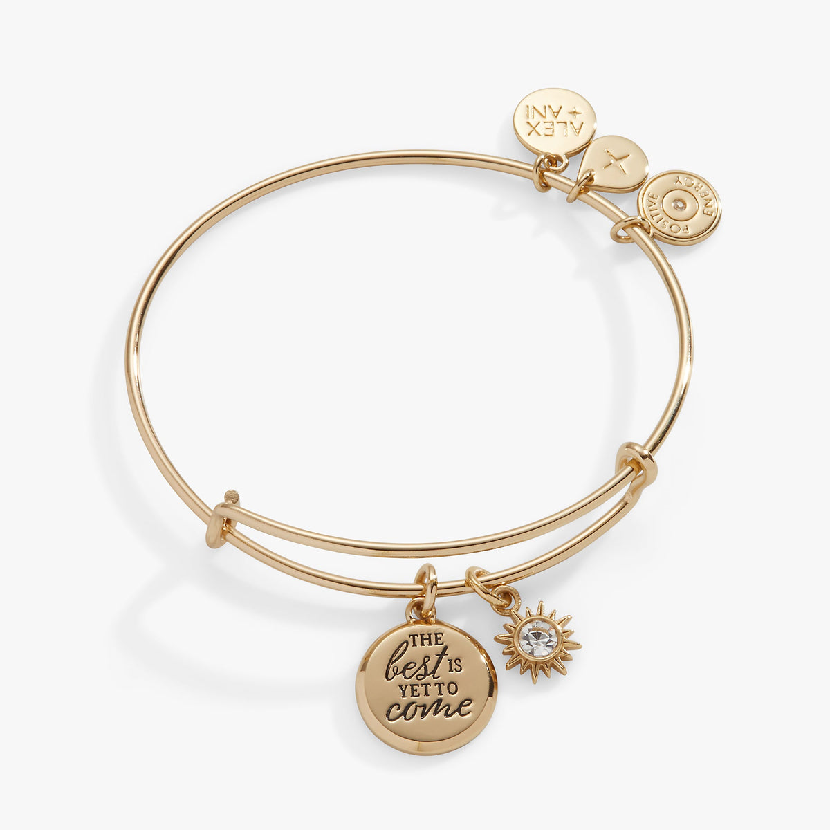 The Best Is Yet To Come' Duo Charm Bangle
    
    
    
       Silver | Alex and Ani