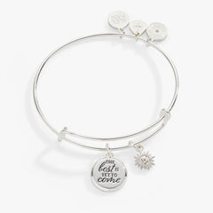The Best Is Yet To Come' Duo Charm Bangle
    
    
    
       Silver | Alex and Ani