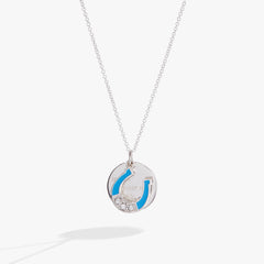 “Make Your Own Luck” Duo Charm Pendant Necklace Silver | Alex and Ani