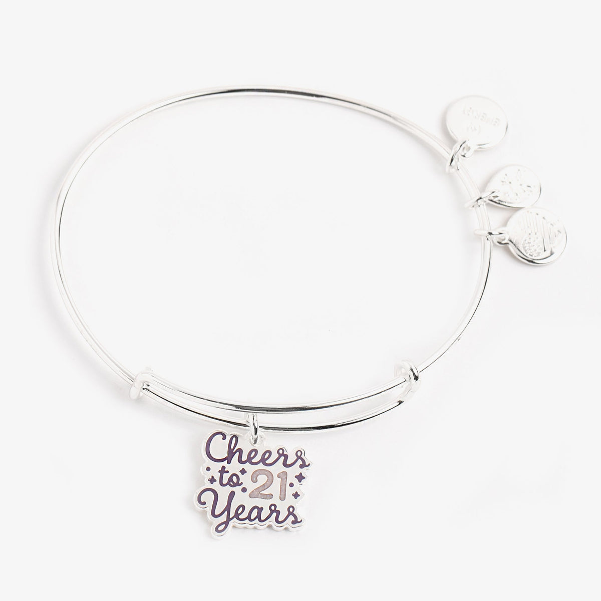 Cheers to 21 Years' Charm Bangle
    
    
    
       Shiny Silver | Alex and Ani