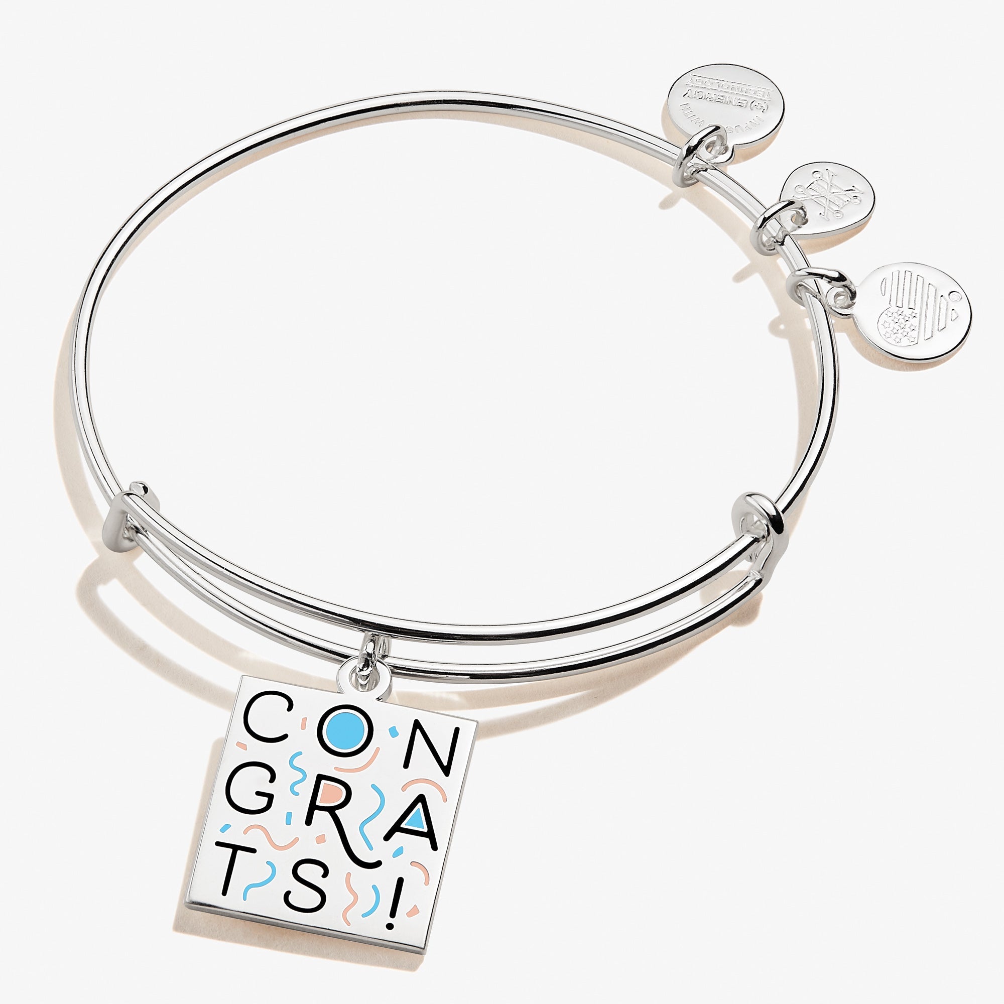 Congrats!' Charm Bangle - Alex and Ani Silver | Alex and Ani