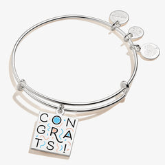 Congrats!' Charm Bangle - Alex and Ani Silver | Alex and Ani