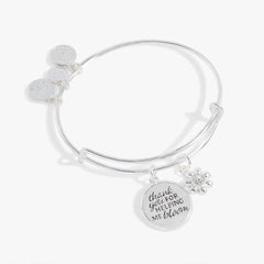 Thank You For Helping Me Bloom' Charm Bangle
    
    
    
       Silver | Alex and Ani
