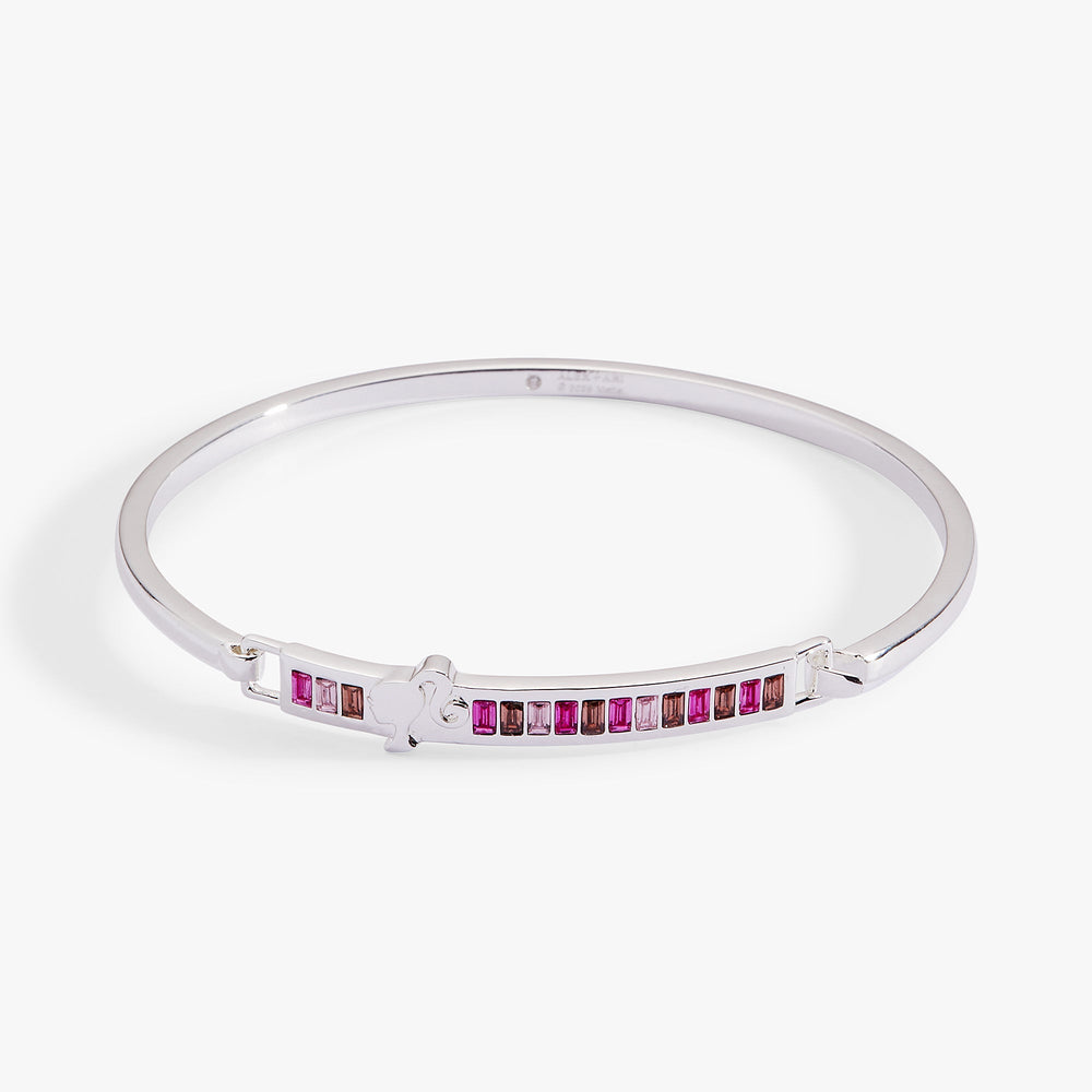 Barbie™ You Can Be Anything Tension Bangle Silver | Alex and Ani
