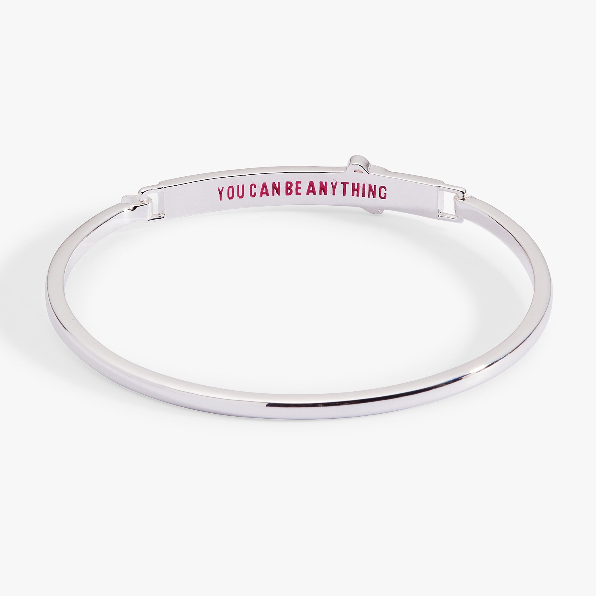 Barbie™ You Can Be Anything Tension Bangle Silver | Alex and Ani