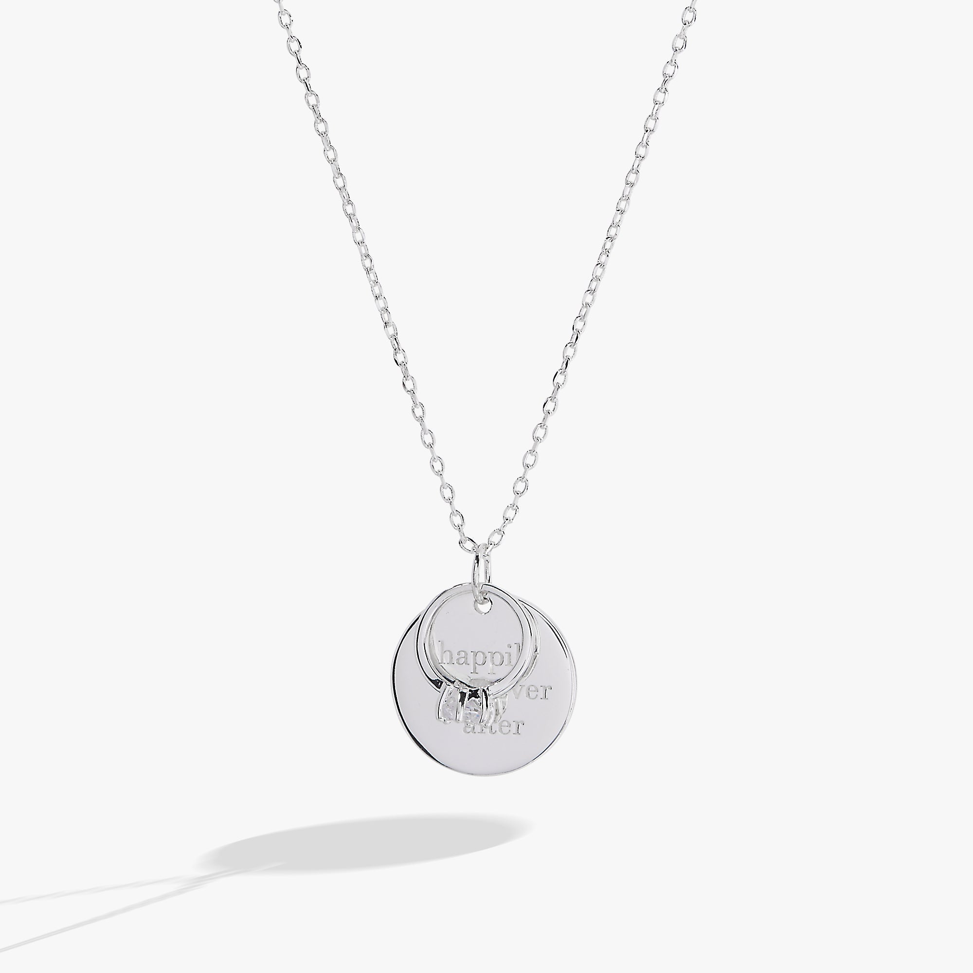 Happily ever after Duo Charm Pendant Silver | Alex and Ani
