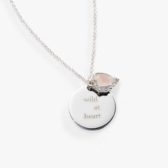 “Wild at Heart” Duo Charm Pendant Necklace Silver | Alex and Ani