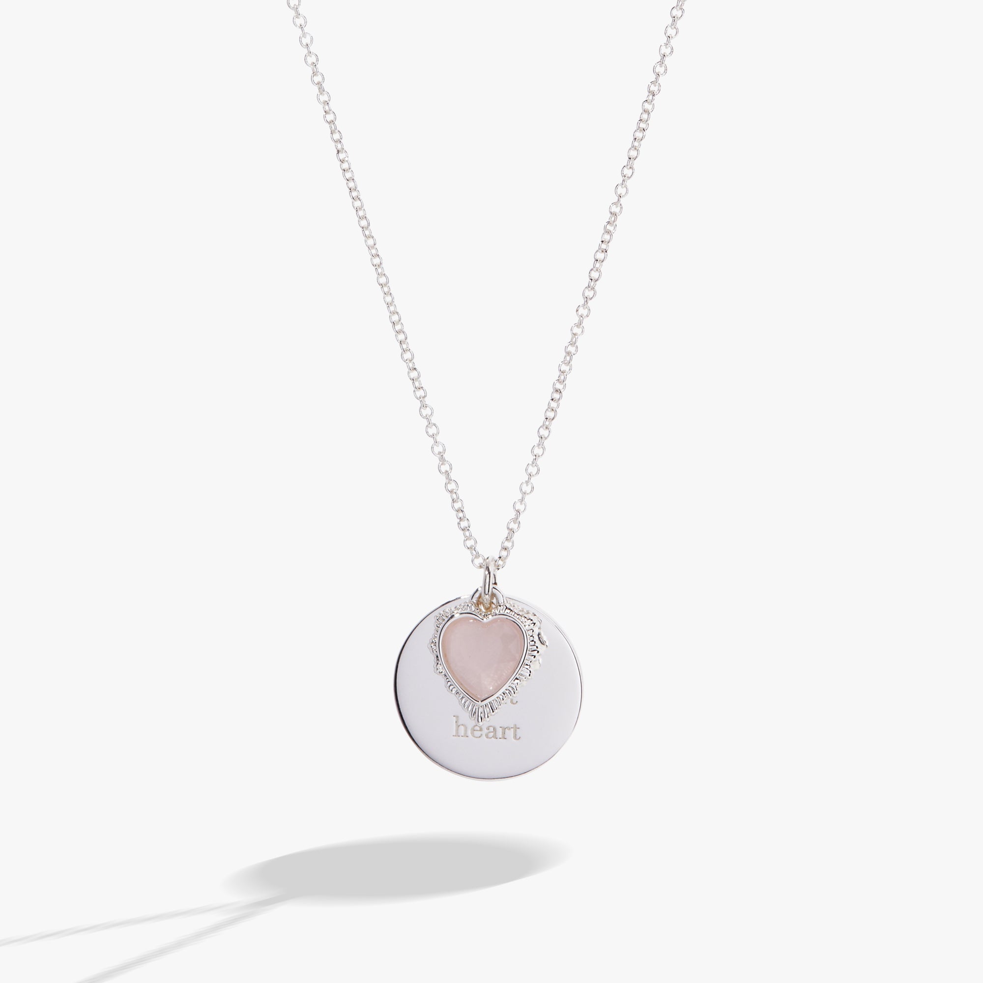 “Wild at Heart” Duo Charm Pendant Necklace Silver | Alex and Ani