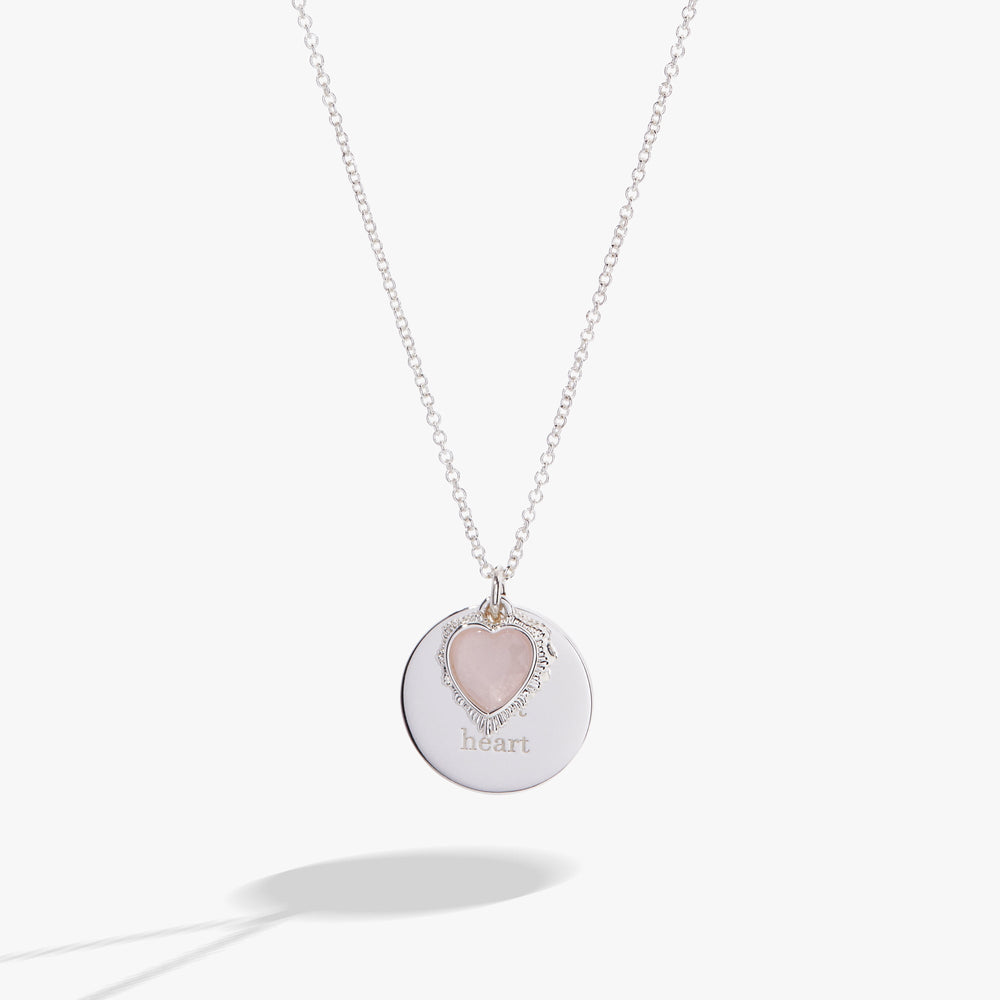 “Wild at Heart” Duo Charm Pendant Necklace Silver | Alex and Ani