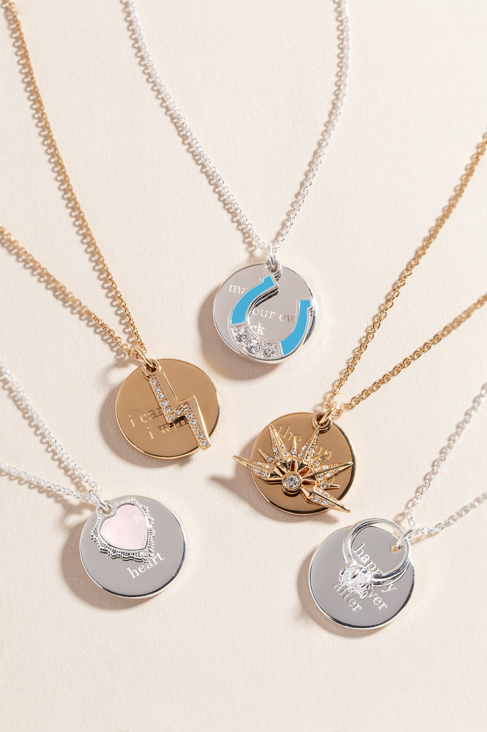 “Wild at Heart” Duo Charm Pendant Necklace Silver | Alex and Ani