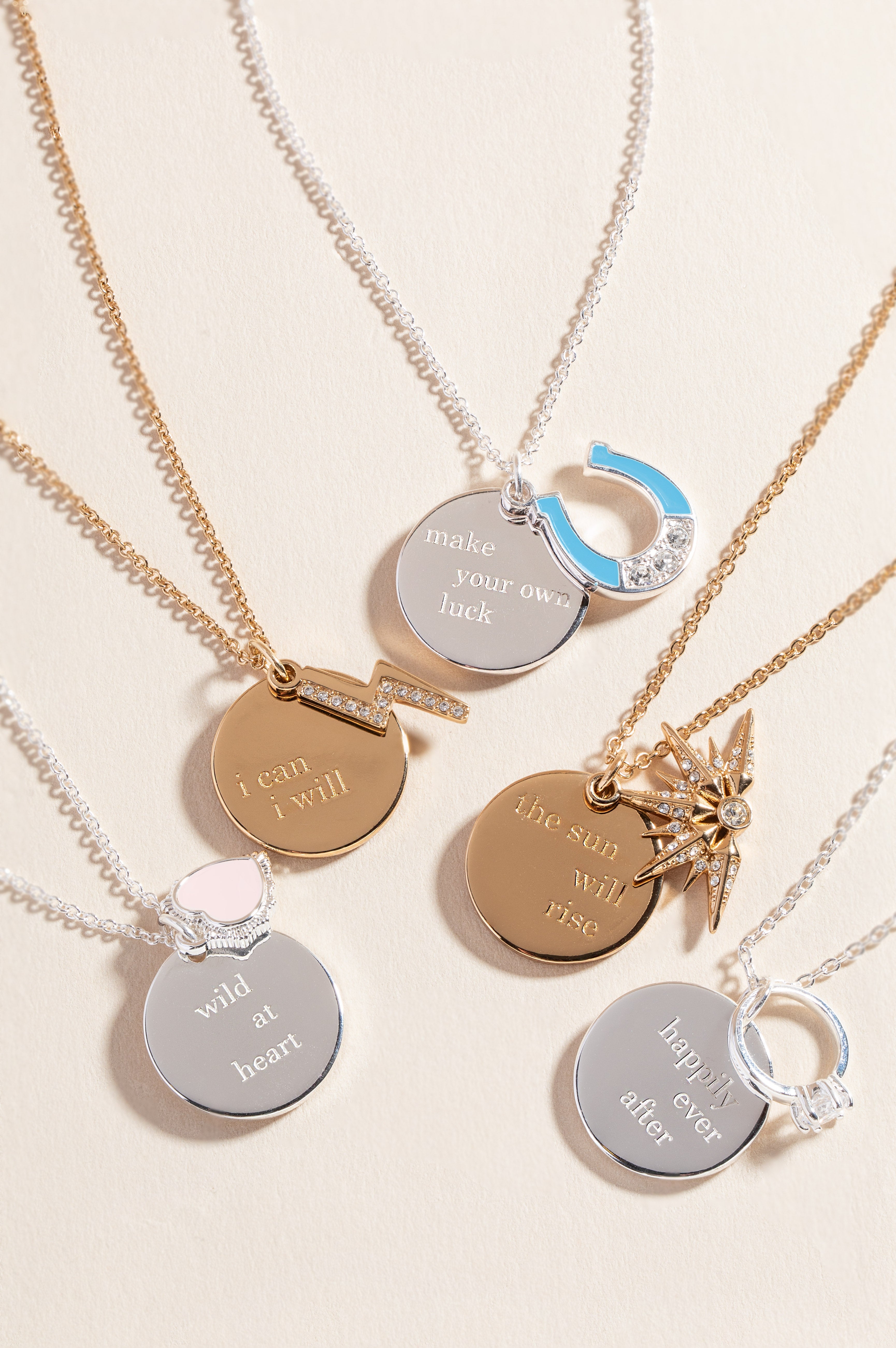 “Wild at Heart” Duo Charm Pendant Necklace Silver | Alex and Ani