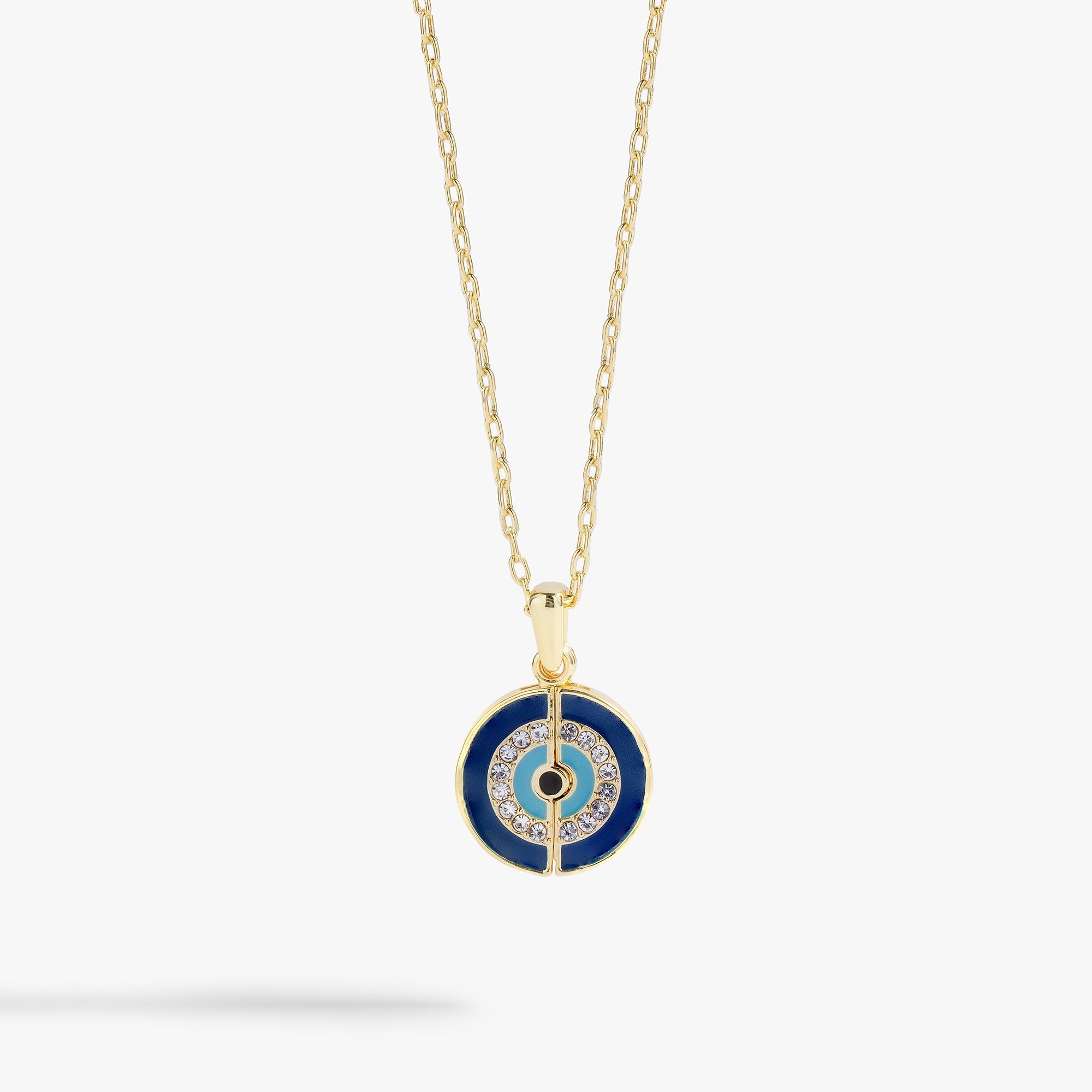 Evil Eye Mantra Necklace Gold | Alex and Ani