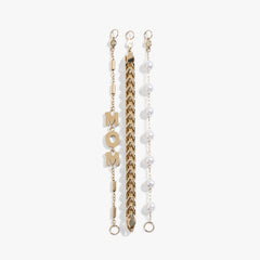 Stranded Pearl Mom Bracelet​ Stainless Steel Silver | Alex and Ani