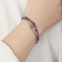 Stranded Butterfly Bracelet Set Stainless Steel Silver | Alex and Ani