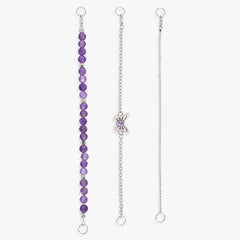 Stranded Butterfly Bracelet Set Stainless Steel Silver | Alex and Ani