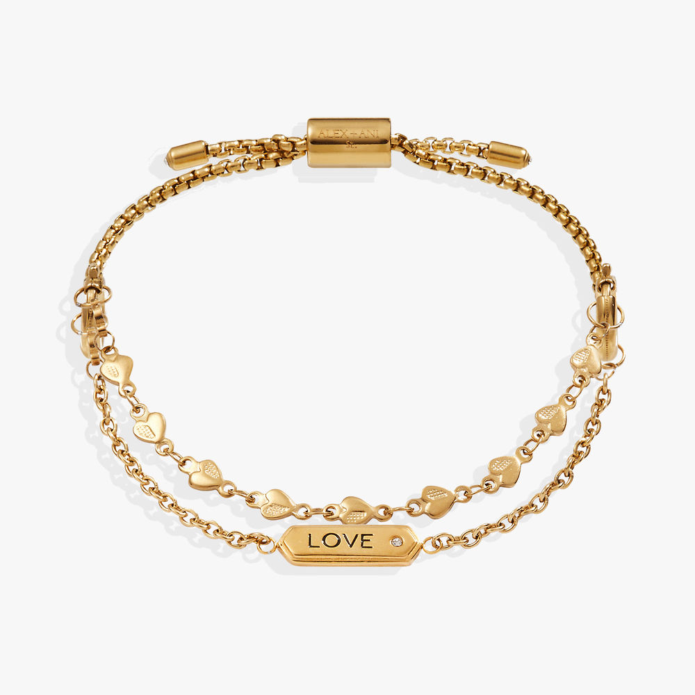Love Stranded™ Bracelet Set Stainless Steel Gold | Alex and Ani