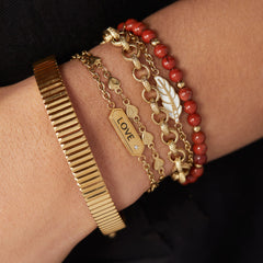 Love Stranded™ Bracelet Set Stainless Steel Gold | Alex and Ani
