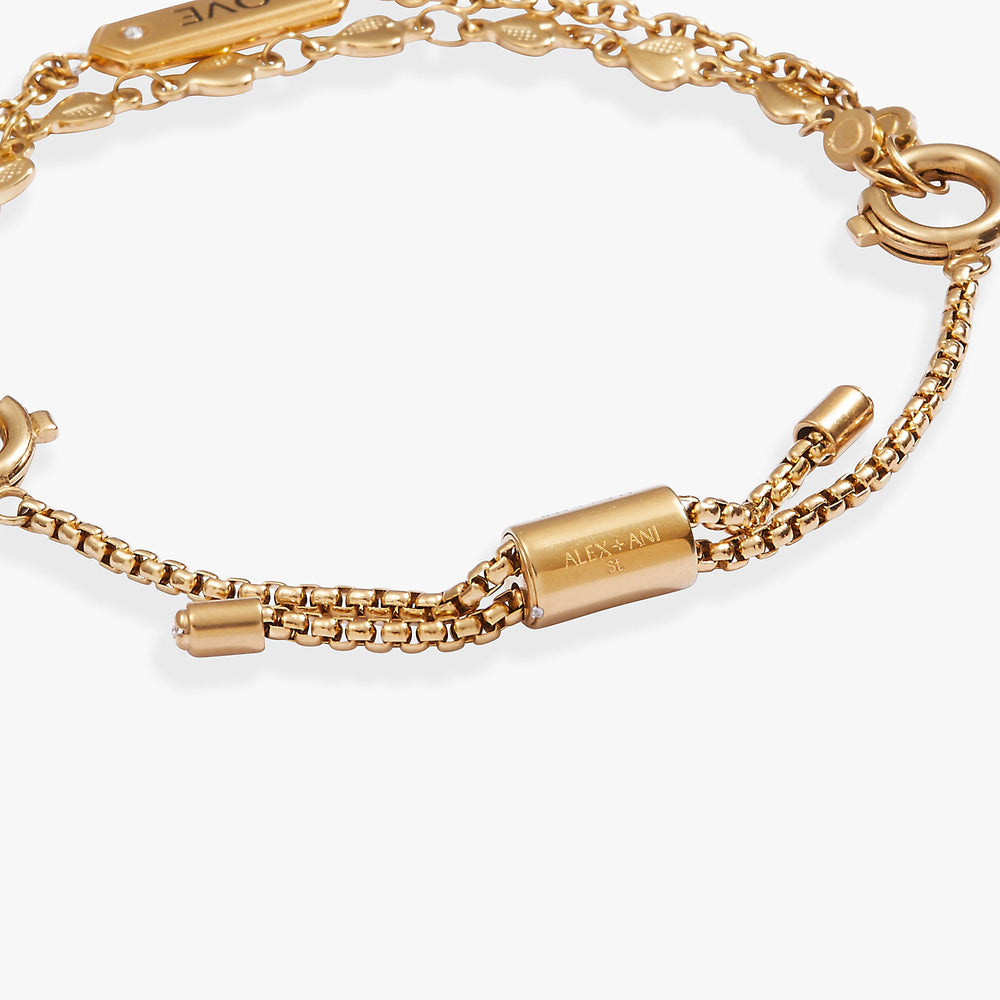 Love Stranded™ Bracelet Set Stainless Steel Gold | Alex and Ani