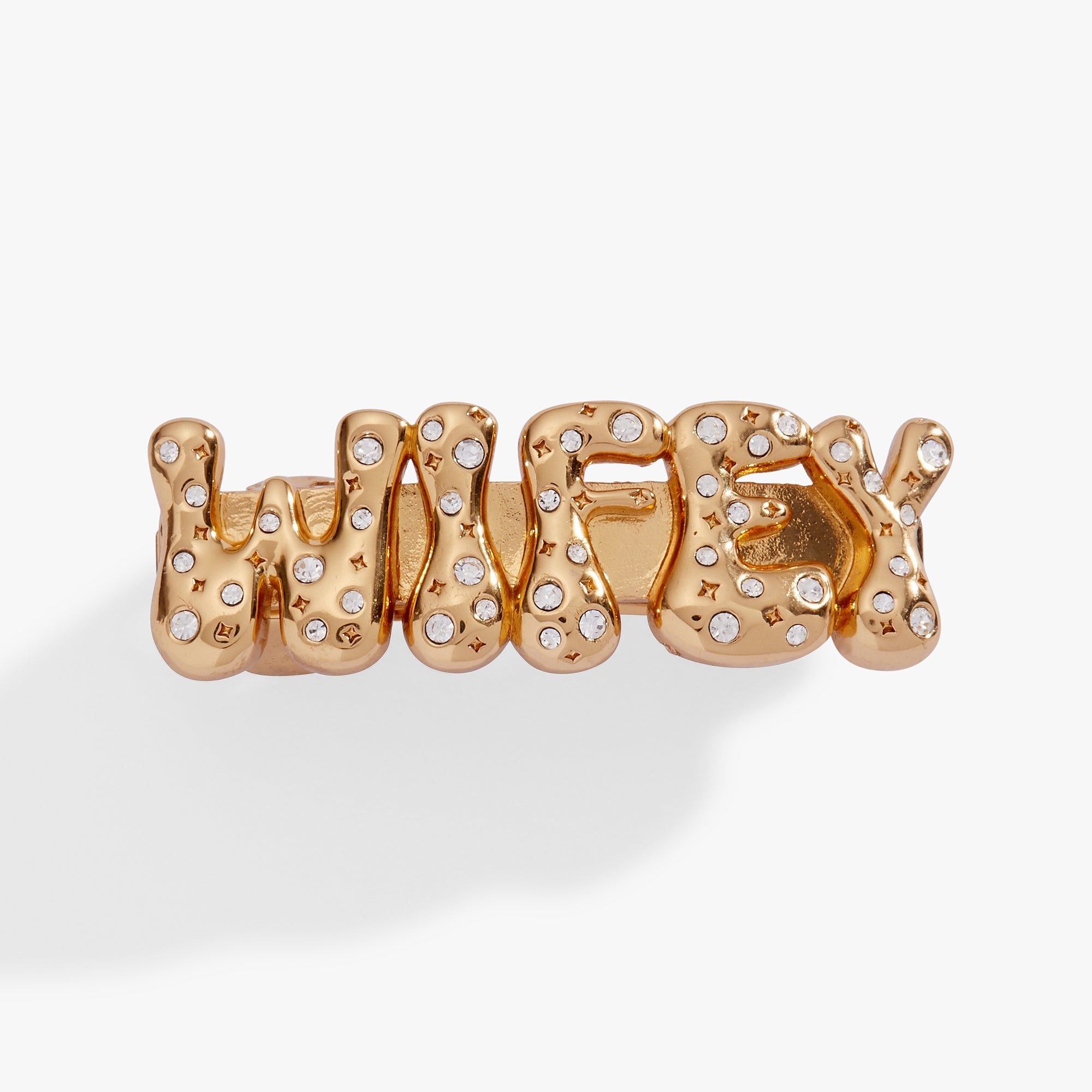 WIFEY Bubble Barrette Gold | Alex and Ani