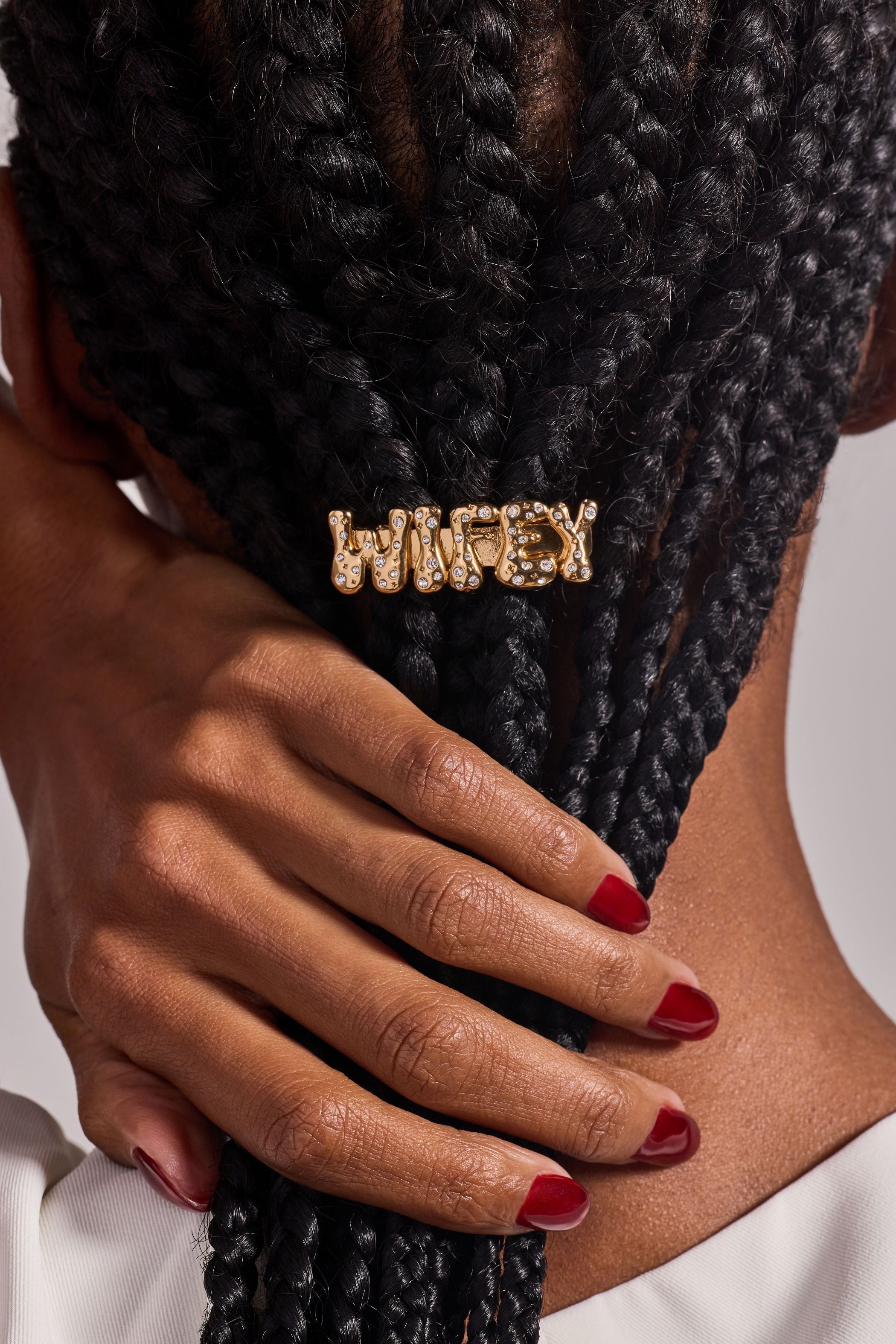 WIFEY Bubble Barrette Gold | Alex and Ani