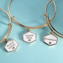 Bridesmaid Wedding Bangle Bracelet – Perfect Bridal Party Gift Gold | Alex and Ani