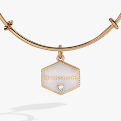 Bridesmaid Wedding Bangle Bracelet – Perfect Bridal Party Gift Gold | Alex and Ani
