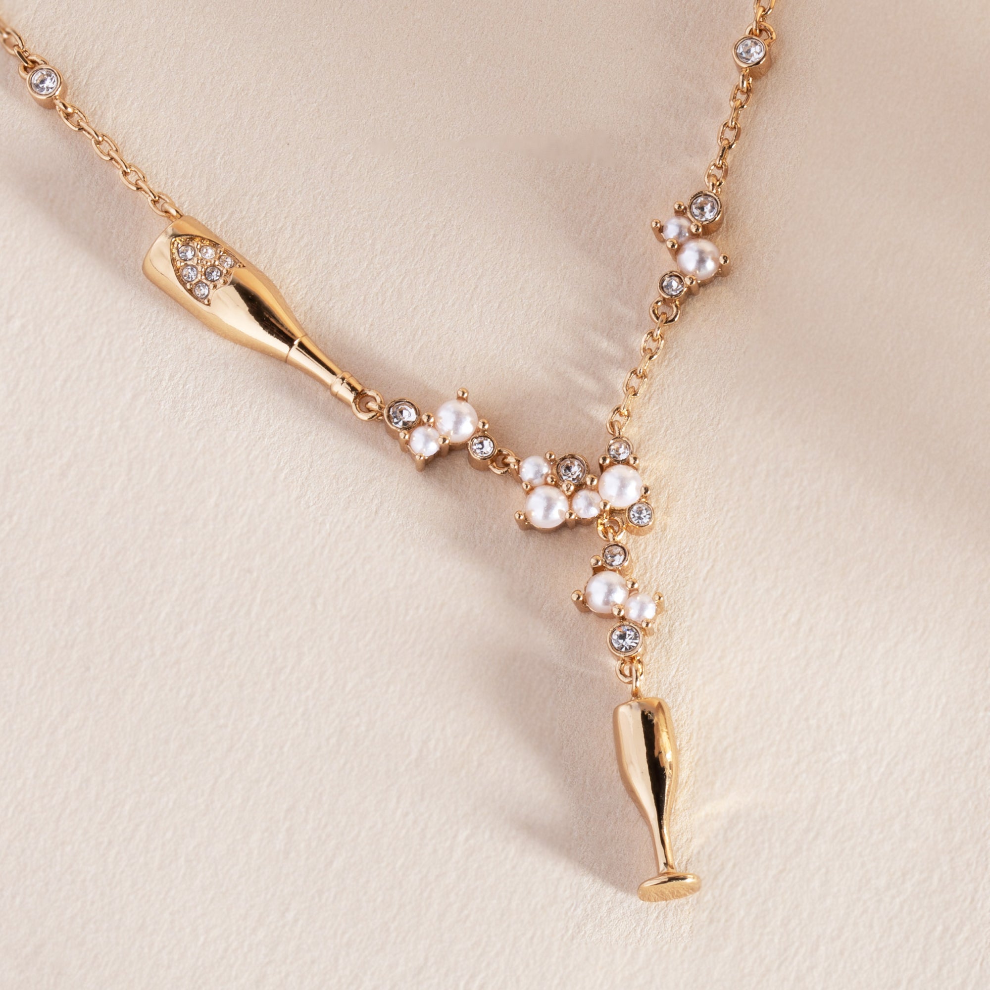 BOM - Champagne necklace Gold | Alex and Ani