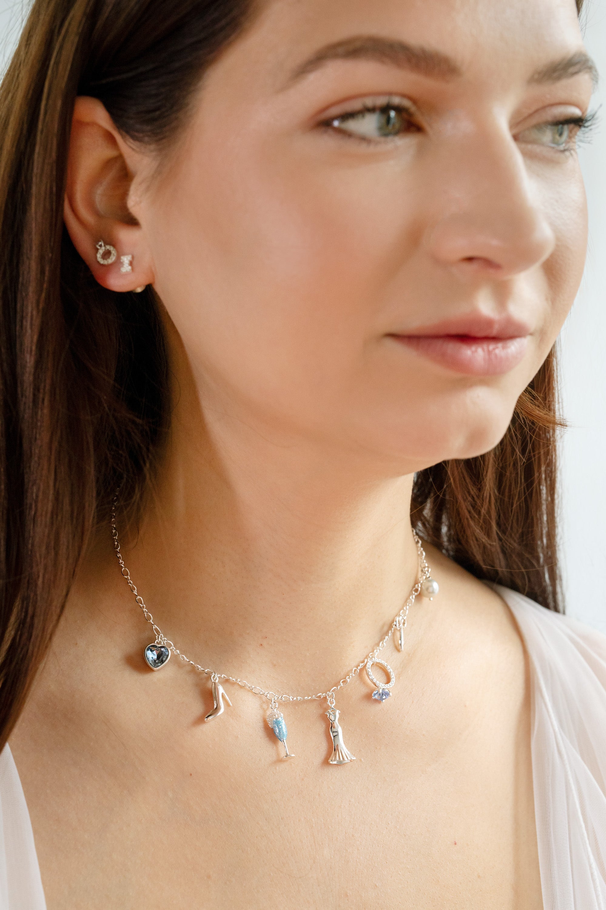 Bridal Multi-Charm Necklace Gold | Alex and Ani