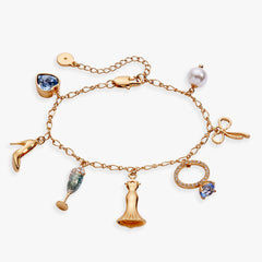 Bridal Multi-Charm Bracelet Gold | Alex and Ani