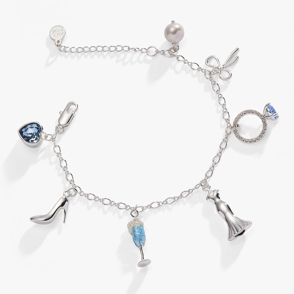 Bridal Multi-Charm Bracelet Gold | Alex and Ani