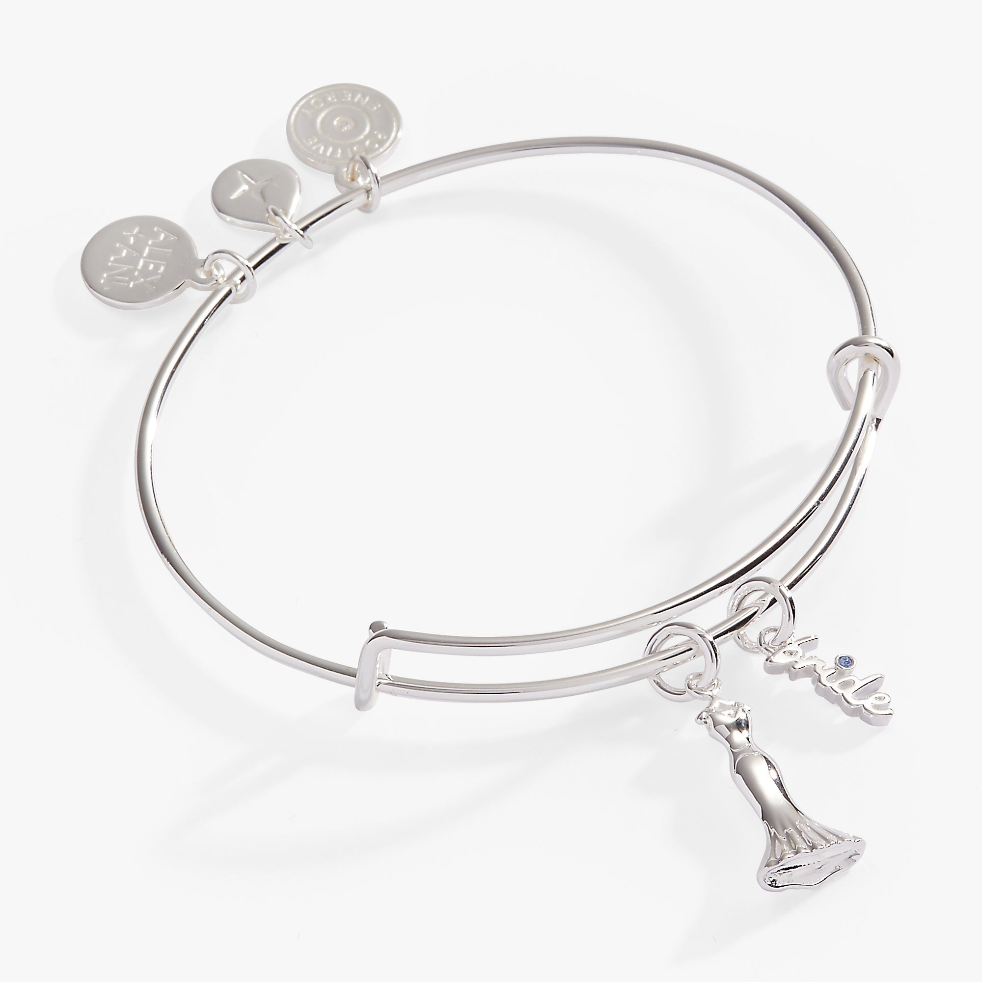 Bridal Gown Duo Charm Bangle Gold | Alex and Ani