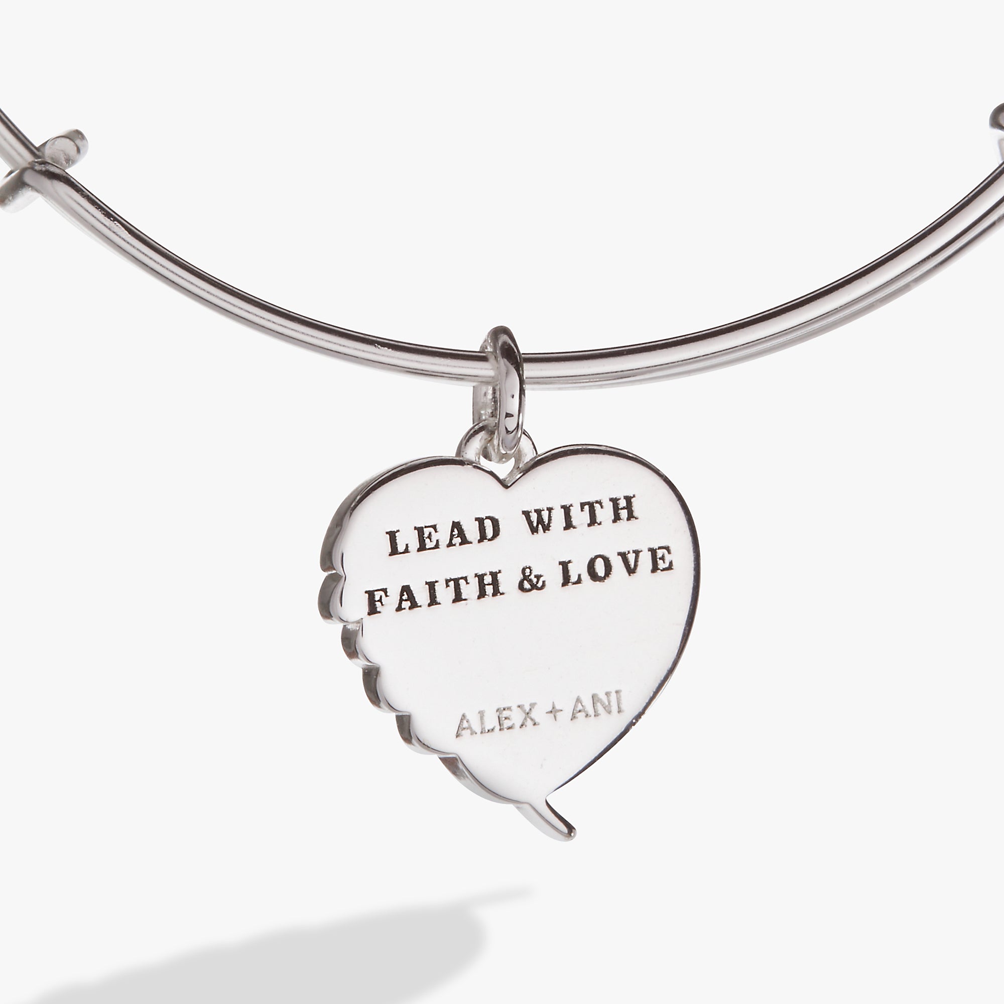 Wings of Protection Charm Bangle Gold | Alex and Ani