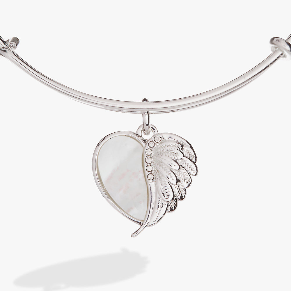 Wings of Protection Charm Bangle Gold | Alex and Ani