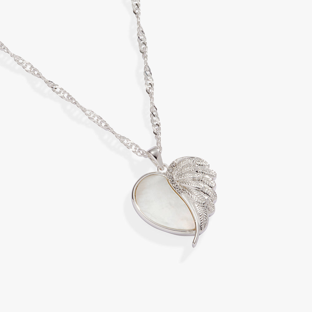 Wings of Protection Charm Necklace Gold | Alex and Ani